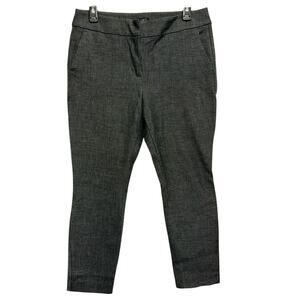 LOFT Petites Gray Slim Ankle Dress Pants 8P Workwear Minimalist